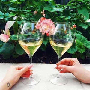 Veuve Clicquot Champagne SLOVAKIAN PRESTIGE Tasting  GLASSES Flute x 2  New Unused Rare