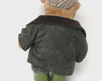 GabrielleDesigns社 Barbour テディベア Henry Gabrielle Designs Hooray Henry Paddington Soft Bear Vintage