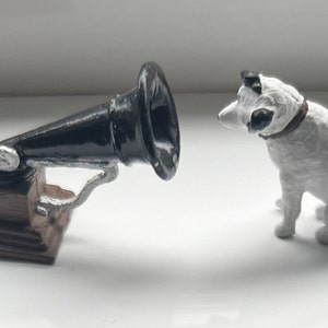 Ricordini HMV NIPPER The DOG Gramophone Vintage Rare
