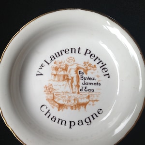 Laurent Perrier Champagne Coupelle Change Sottobicchiere Nuovo vecchio stock INUTILIZZATO Ottimo per tapas