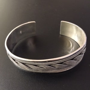 Vintage Sterling Silver Cuff Bracelet