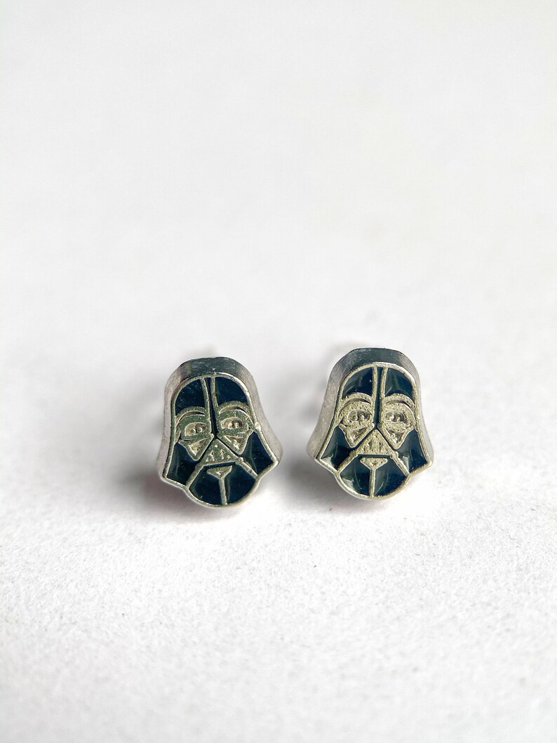 Small Cute Star Wars Darth Vader Stud EarringsDarth Vader GiftDisney Jewellery