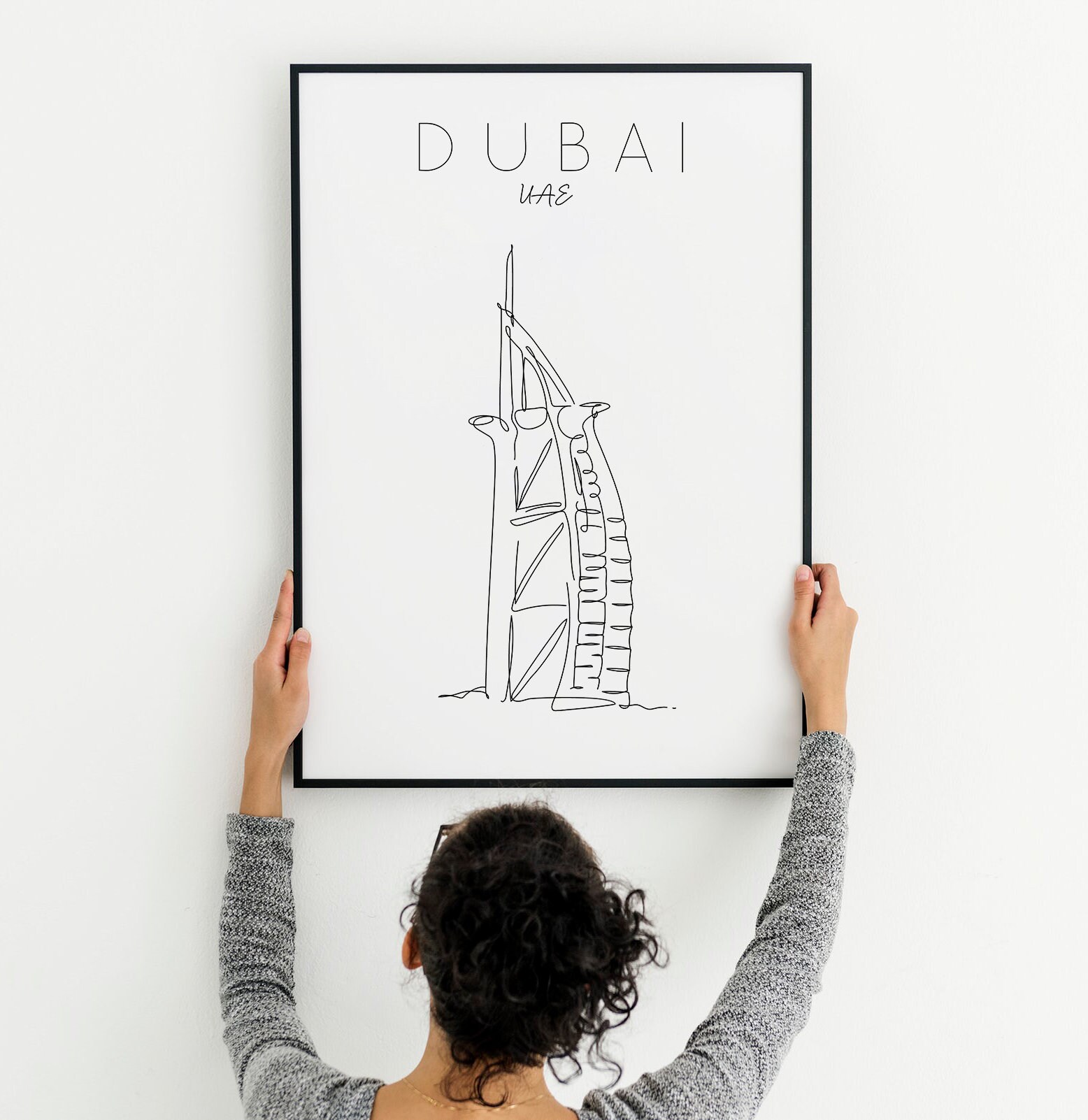 Dubai Wall Art Print Poster Dubai New Home Gift Etsy