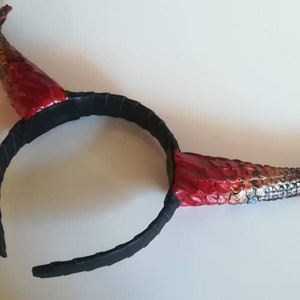Horns Headband, Women Headpiece, Horns Crown, Devil Horns, Halloween Costume Accessory, Leather Headpiece, Halloween Headband, Costume Horns