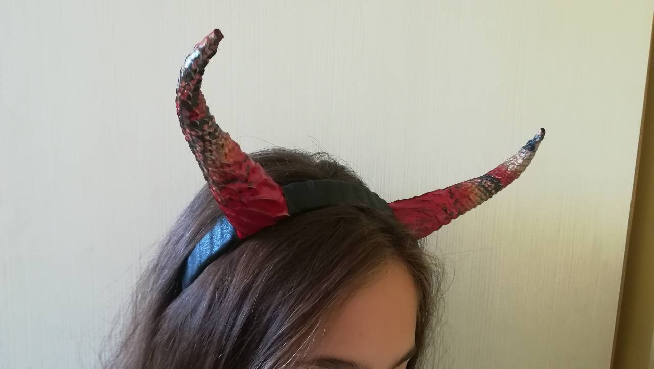 Horns Headband Women Headpiece Horns Crown Devil Horns Etsy