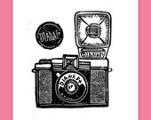 Stampa Linocut: Mini Diana F+