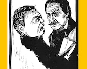 Stampa Linocut: Vincent Price - Edizione Limitata