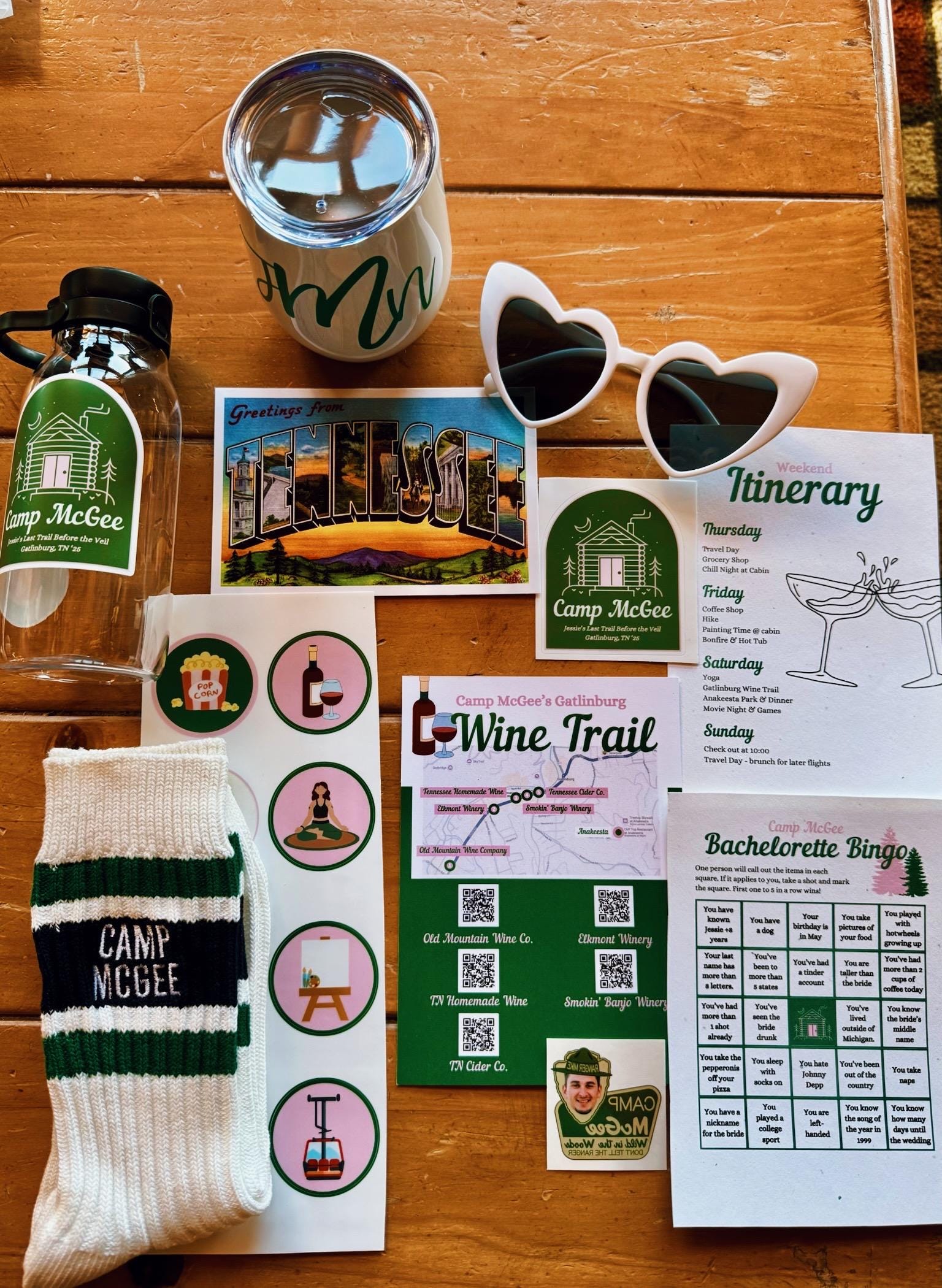Camp Bachelorette Print Pack