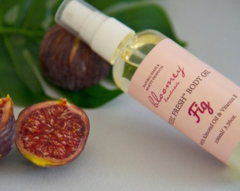 Fig Moisturizing Body Oil, Skin Soothing Body Spray, Scented Body Moisturizer, Fig Scented Bath Oil, Self Care Gift, Natural Skin Hydration