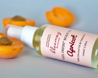 Apricot Body Oil: Moisturizing Almond Oil with Vitamin E