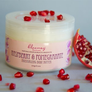 Natural Raspberry & Pomegranate Body Butter 8,4 oz.