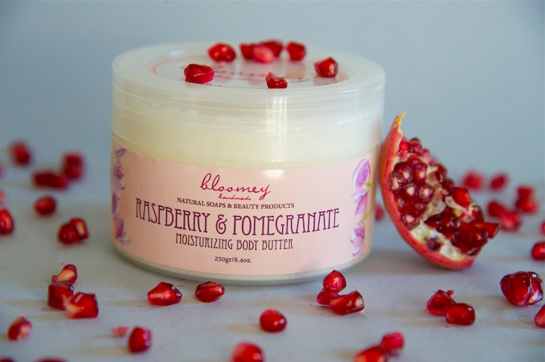 Natural Raspberry & Pomegranate Body Butter 8,4 oz.