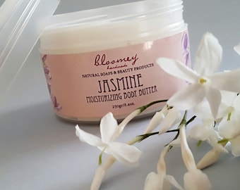 Jasmine Whipped Body Butter: Natural Moisturizing Cream (8.04 oz)