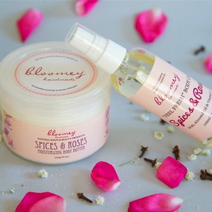 Spices & Roses Moisturizing Body Oil & Body Butter Combo