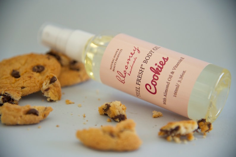 Handmade Skin Nourishing Oil With Vitamin E & Cookies Flavor