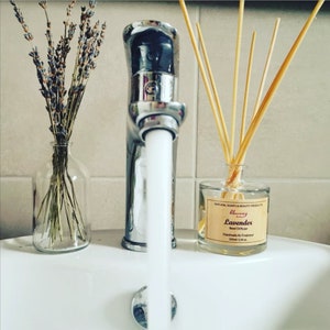 Lavender Reed Diffuser, Botanical Air Freshener, Aromatherapy Home Fragrance, Ecofriendly Home Office Decor, Relaxation Gift, Self-Care Gift image 8