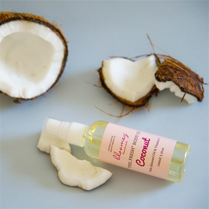 Coconut Flavored Moisturizing Body Oil Spray 100ml