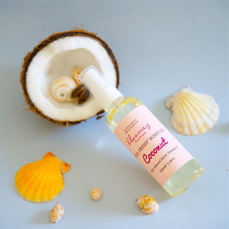 After Bath Oil For Skin Hydration with Coconut Scent