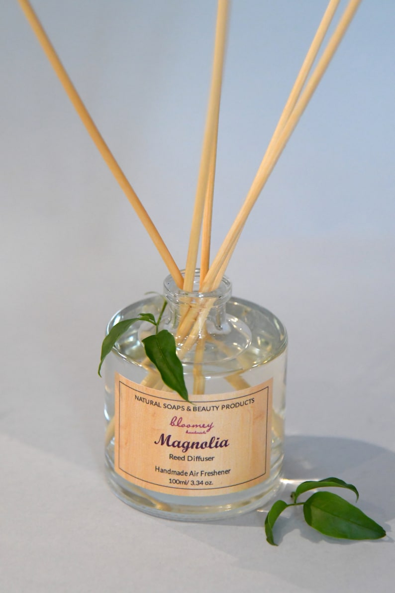 Magnolia Home Fragrance Natural Air Freshener Magnolia Reed Etsy