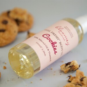 Natural Body Oil For Dep Skin Hydration Cookies