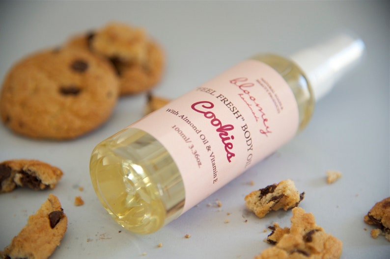 Natural Body Oil For Dep Skin Hydration Cookies