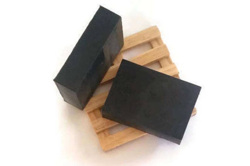 Activated Charcoal Soap, Charcoal Soap, Acne Soap, Tea Tree Soap, Detox Soap, Glycerin Soap, Eczema Soap Bar, Organic Skin Care. Vegan Soap image 2