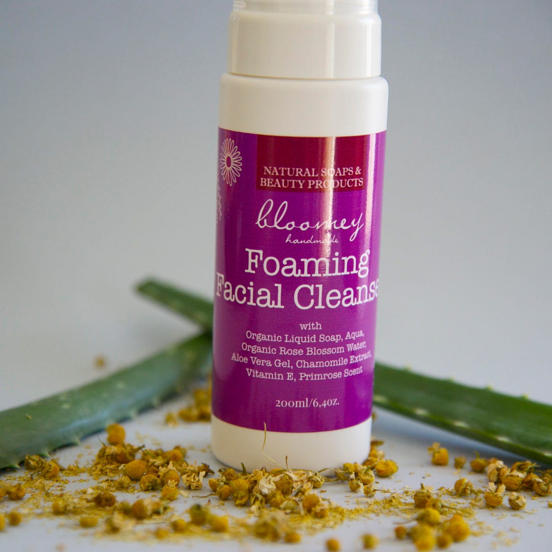 Foaming Face Wash Cleanser, Face Wash With Aloe, Soothing Cleansing