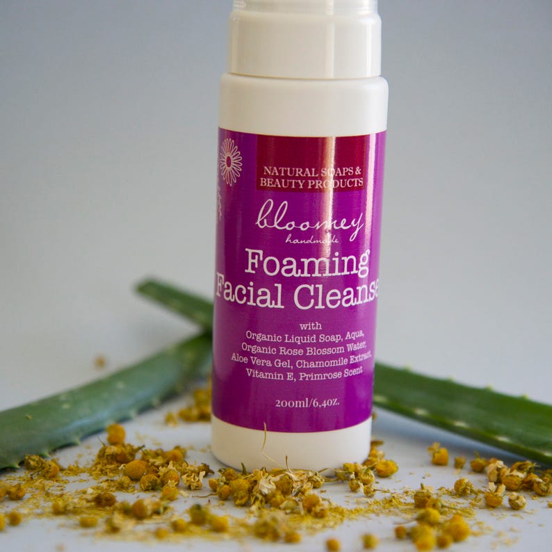 Foaming Face Wash Cleanser, Face Wash With Aloe, Soothing Cleansing