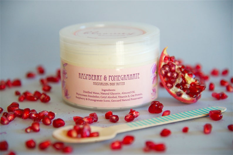 Handcrafted Raspberry & Pomegranate Body Butter 250ml