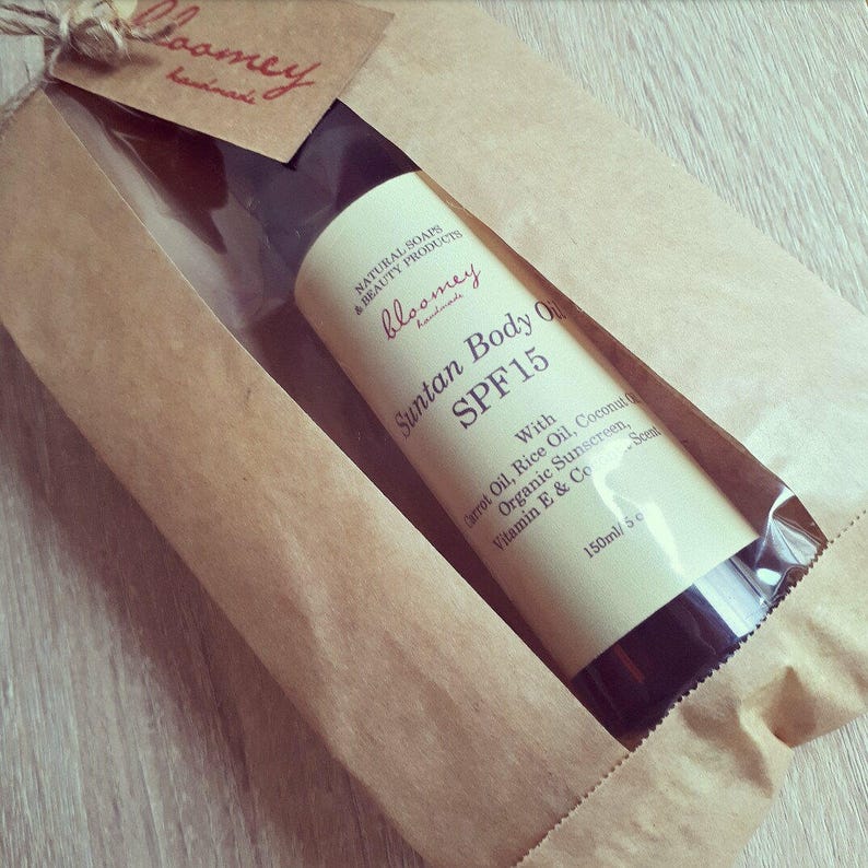 Suntan Oil Organic Suntan Lotion Deep Tan Oil Carrot Suntan Etsy