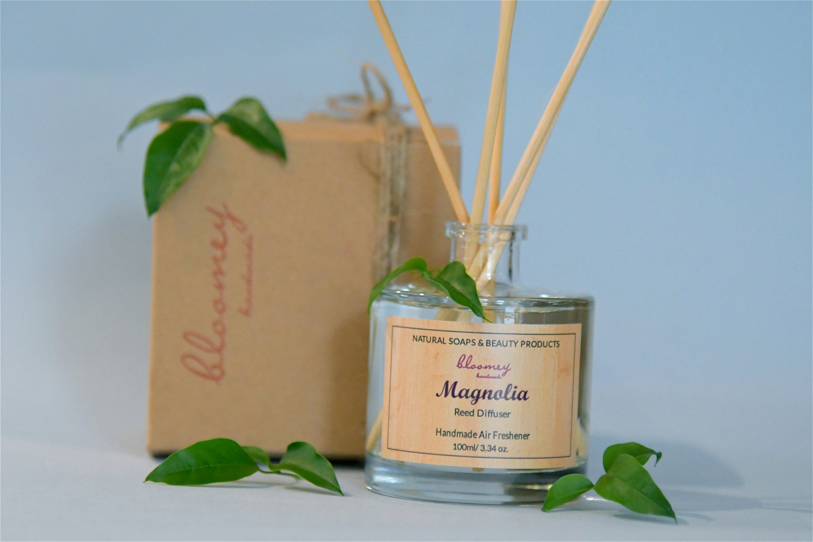 Magnolia Home Fragrance Natural Air Freshener Magnolia Reed Etsy