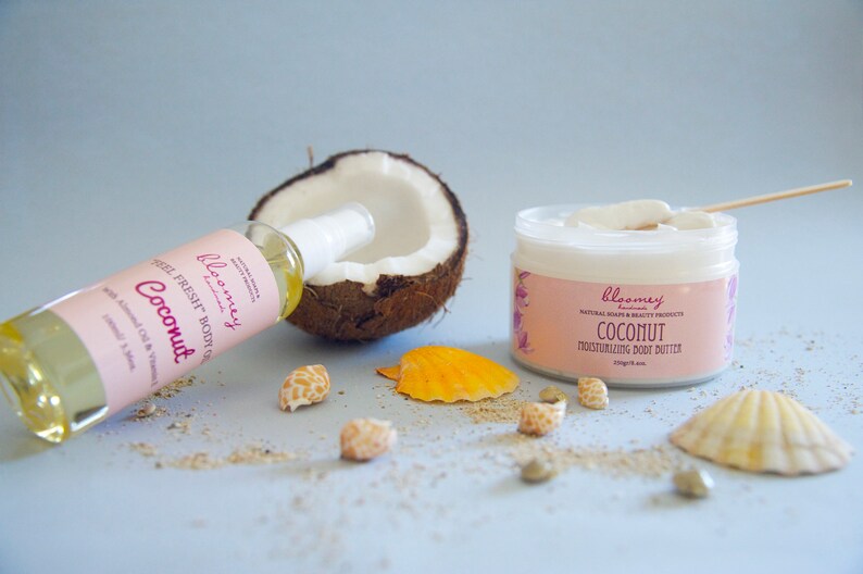 Coconut Body Oil & Body Butter For Deep Skin Hydration