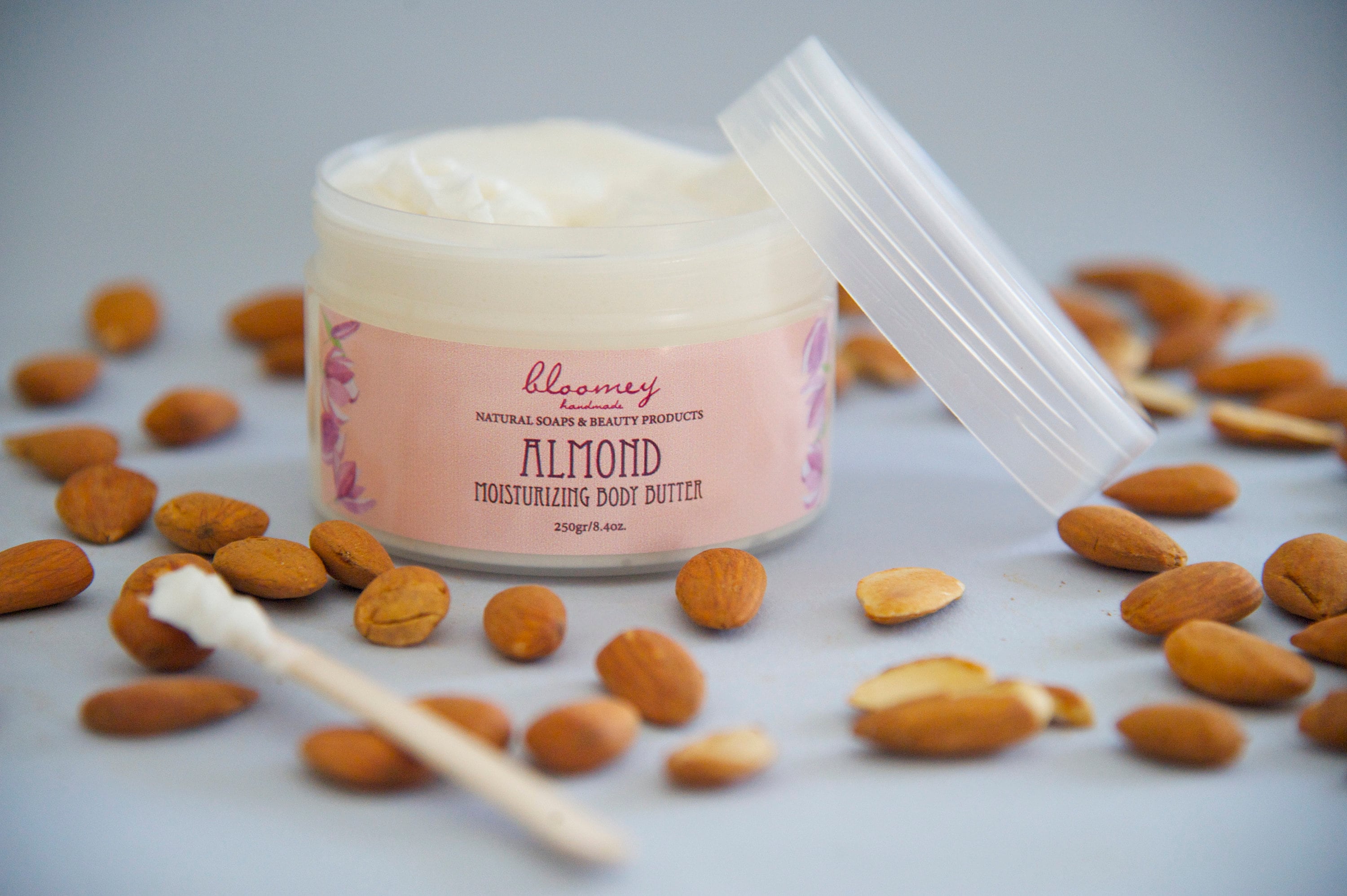 Almond Body Butter Almond Body Cream Whipped Body Butter Etsy