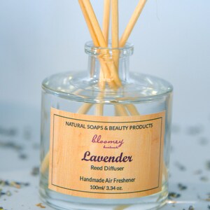 Handmade Home Fragrance with Sticks Lavender 100ml