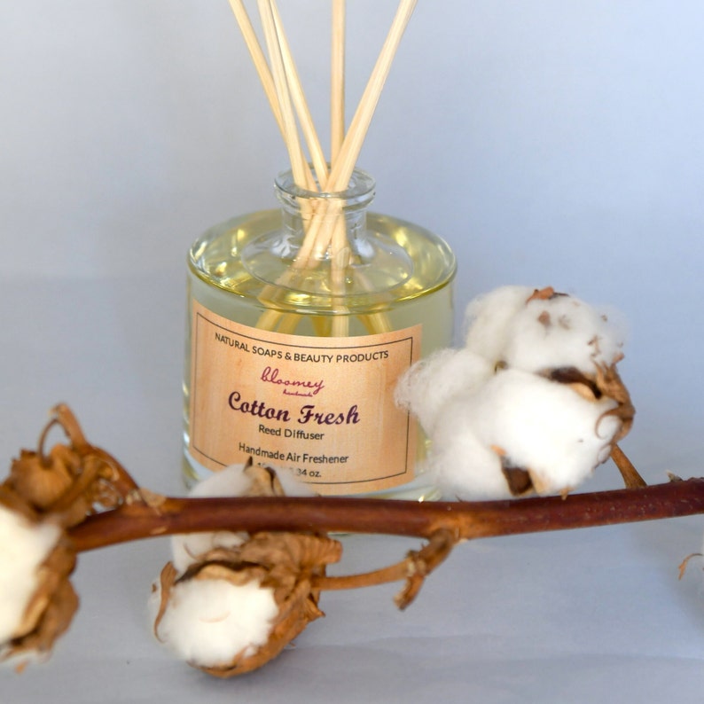 Cotton Reed Diffuser with Sticks Zero-Waste