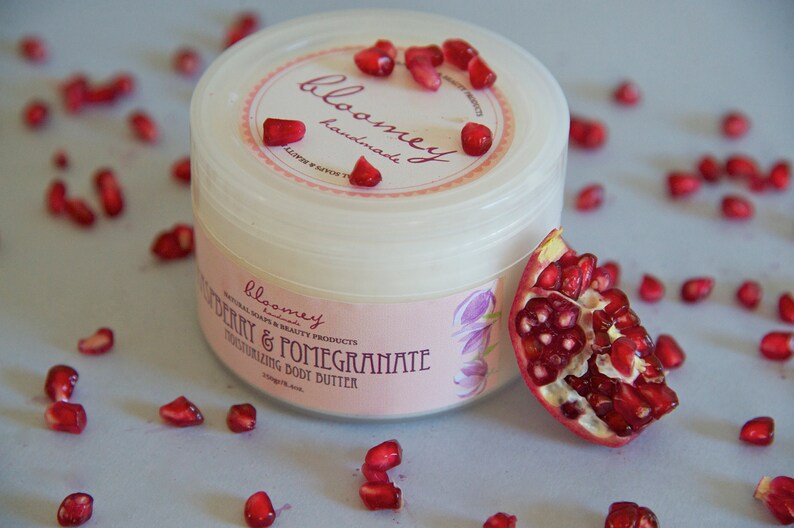 Soothing Body Cream with Raspberry & Pomegranate Scent