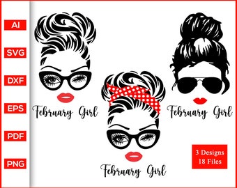 Download Messy Bun Svg Etsy