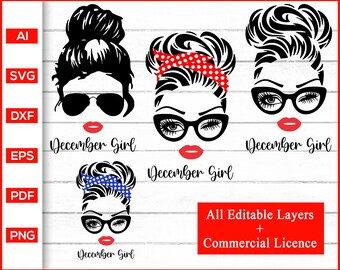 Download Girl Bandana Svg Etsy
