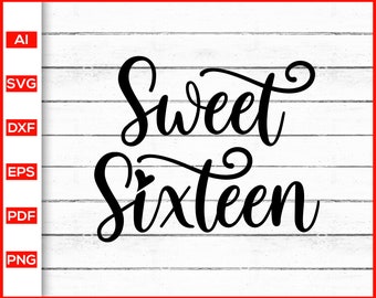 Free Free 307 Sweet Sixteen Squad Svg SVG PNG EPS DXF File
