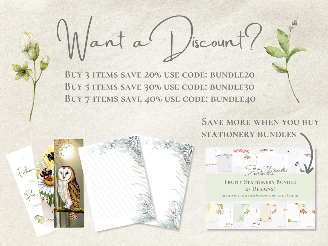 Christmas Stationery Printable Holiday Stationary Paper Festive ...