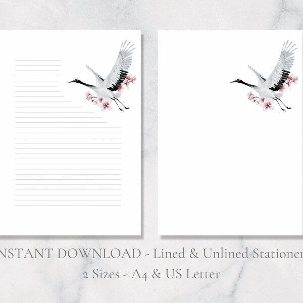 Japanese A4 Printable Paper Etsy