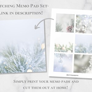 Christmas Stationery Printable Holiday Stationary Paper Festive Stationary Writing Paper Christmas Letter Set A4 US Letter Instant Download image 3