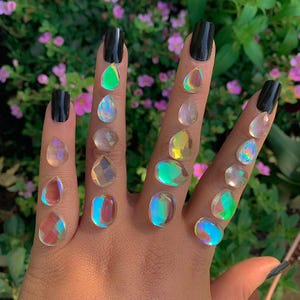Custom Angel Aura Quartz Ring - Recycled Sterling Silver - Handmade in Australia - Choose Your Stone - Made to Order