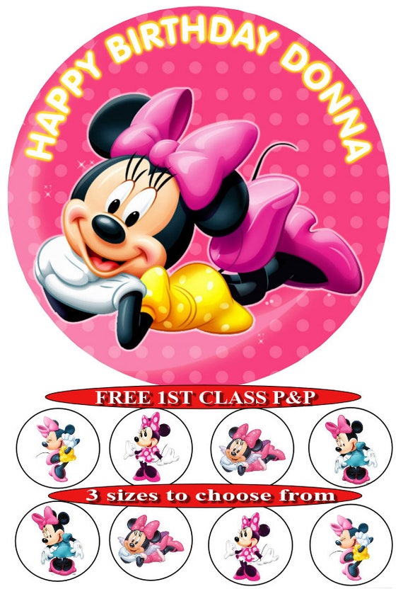 2 20cm 18cm 15cm and 8 cupcake toppers Moana birthday cake icing sheet