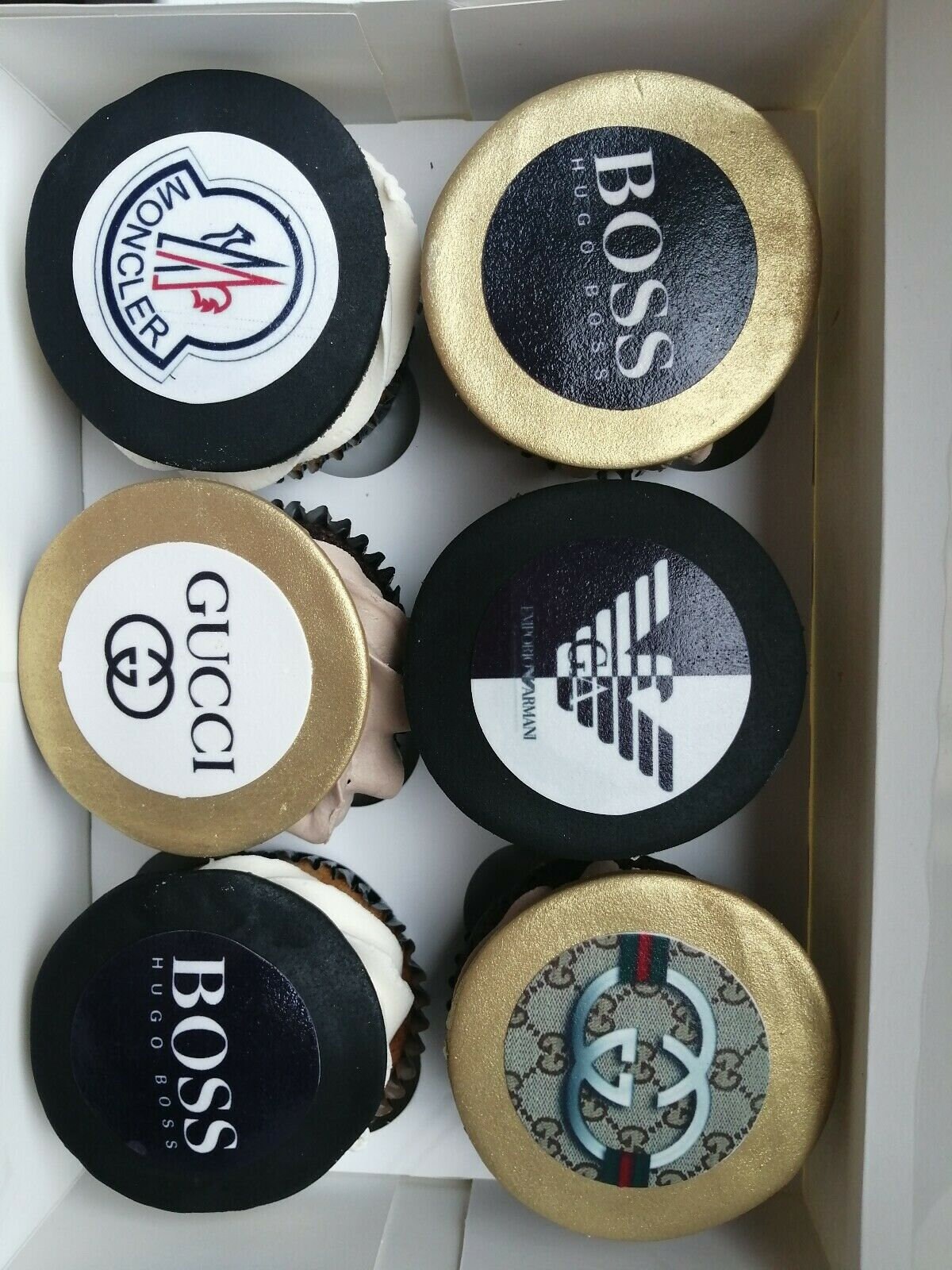 30 Personalised photo or image logo edible cupcake toppers Etsy