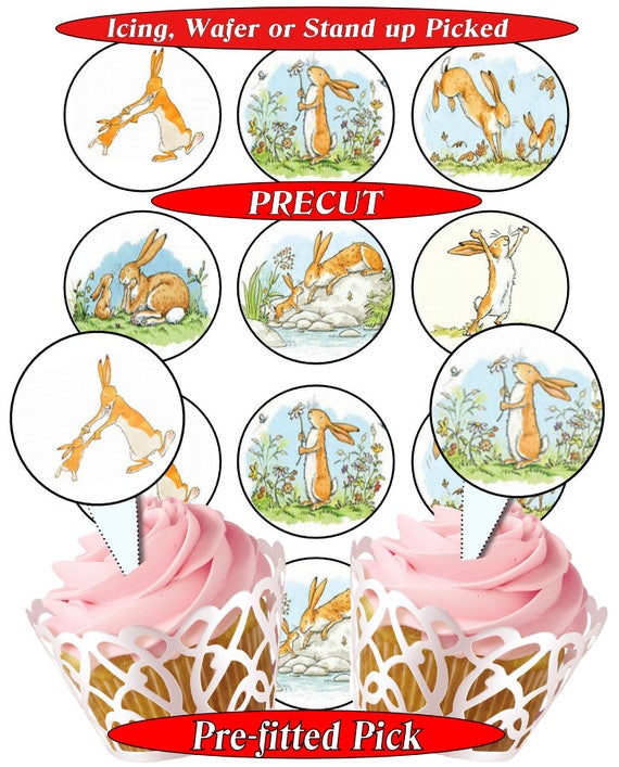 GUESS HOW MUCH I LOVE YOU RICE//WAFER PAPER CAKE TOPPER