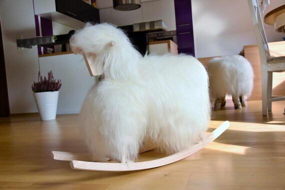 sheep rocking horse