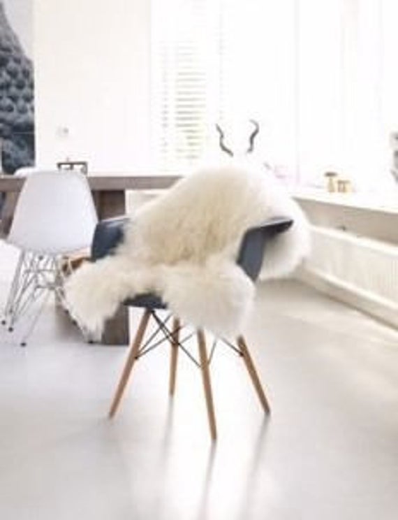 Sheepskin Rug Fur Rug White Rug Large Rug Sheepskin Rug Etsy