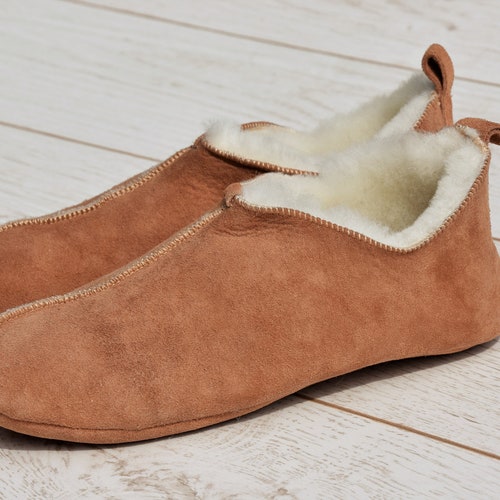 lambskin house shoes