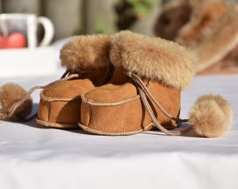 Wool baby uggs - Etsy Nederland